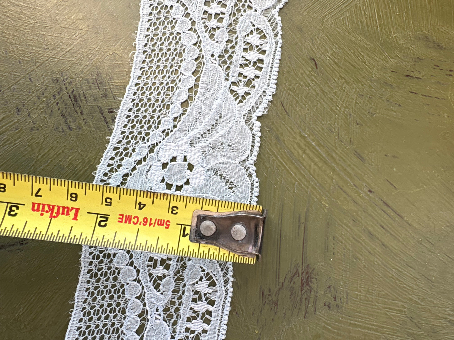 BLUE LACE TRIM - by the meter