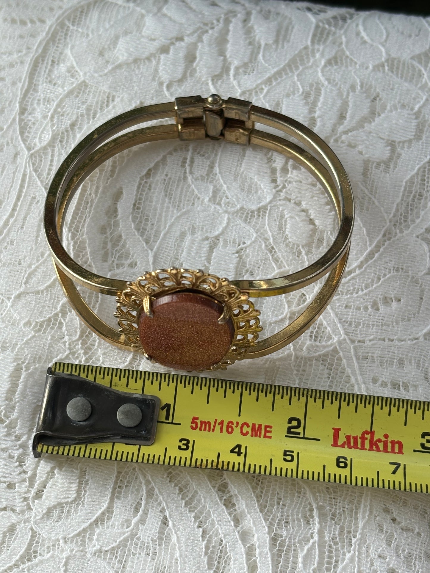 STONE CUFF BRACELET