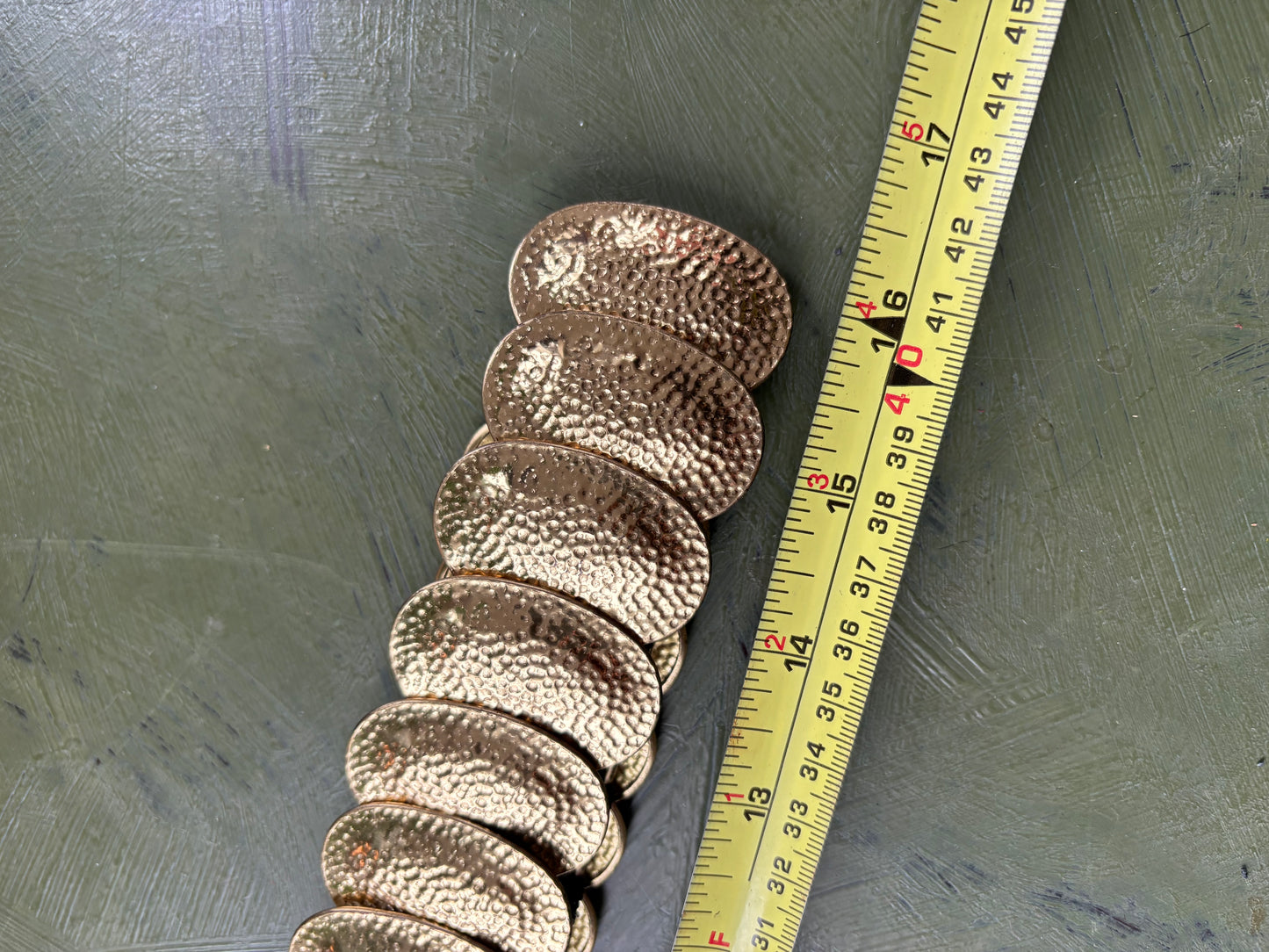 STRETCH GOLD TONE BELT