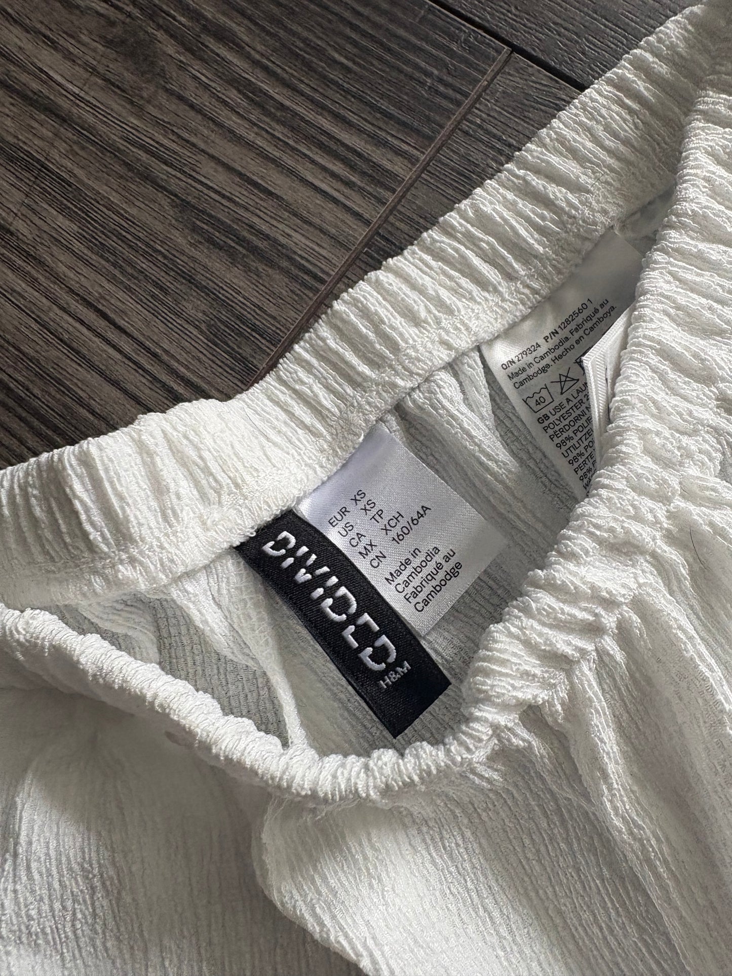 WHITE BEACH PANTS - XS