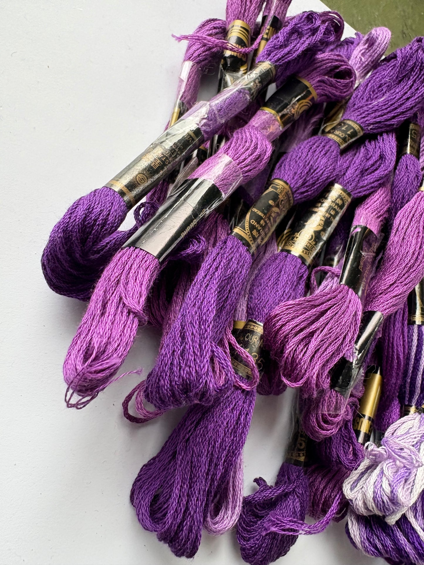 PURPLE EMBROIDERY THREAD
