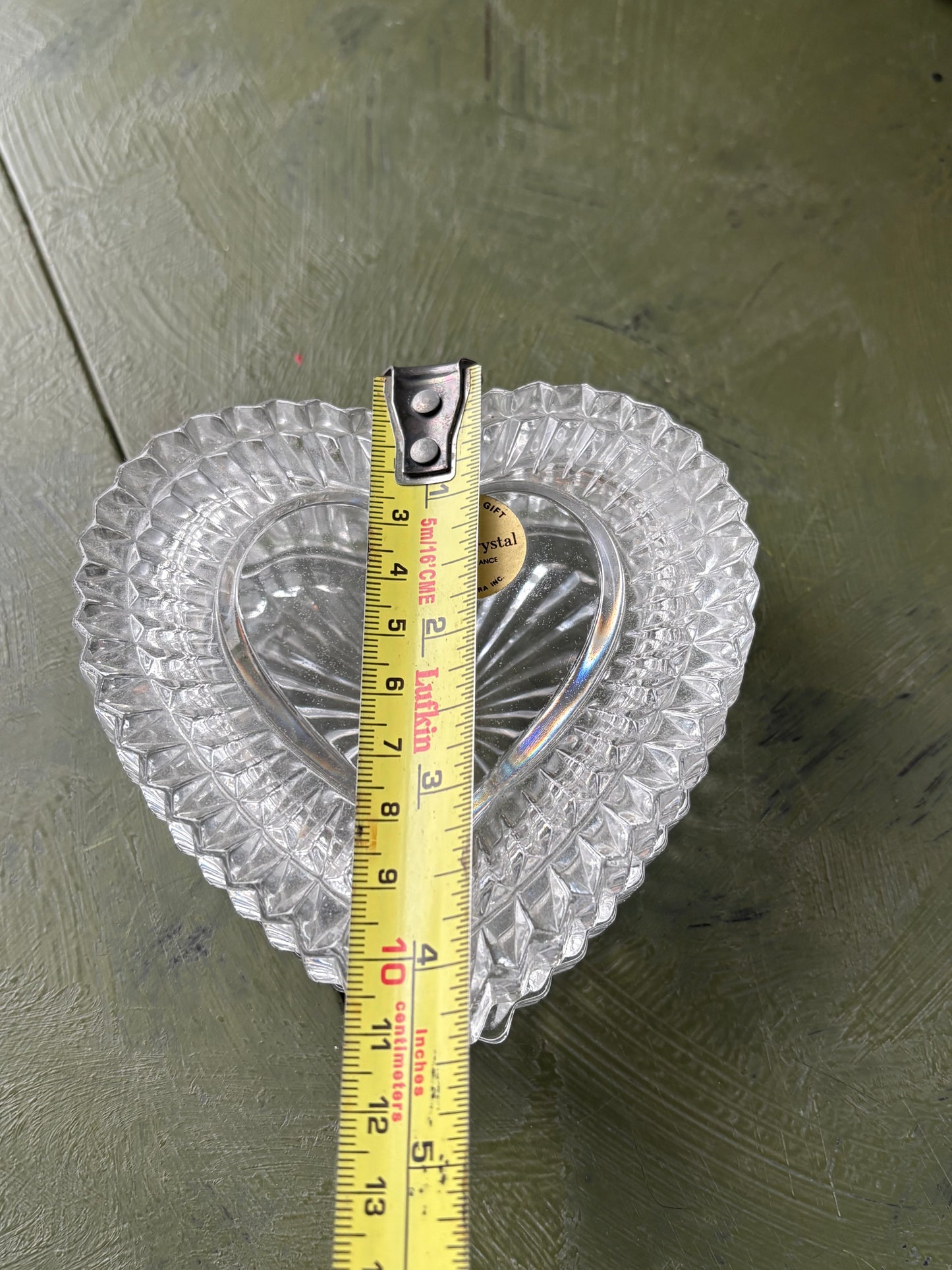 CRYSTAL HEART TRINKET BOX