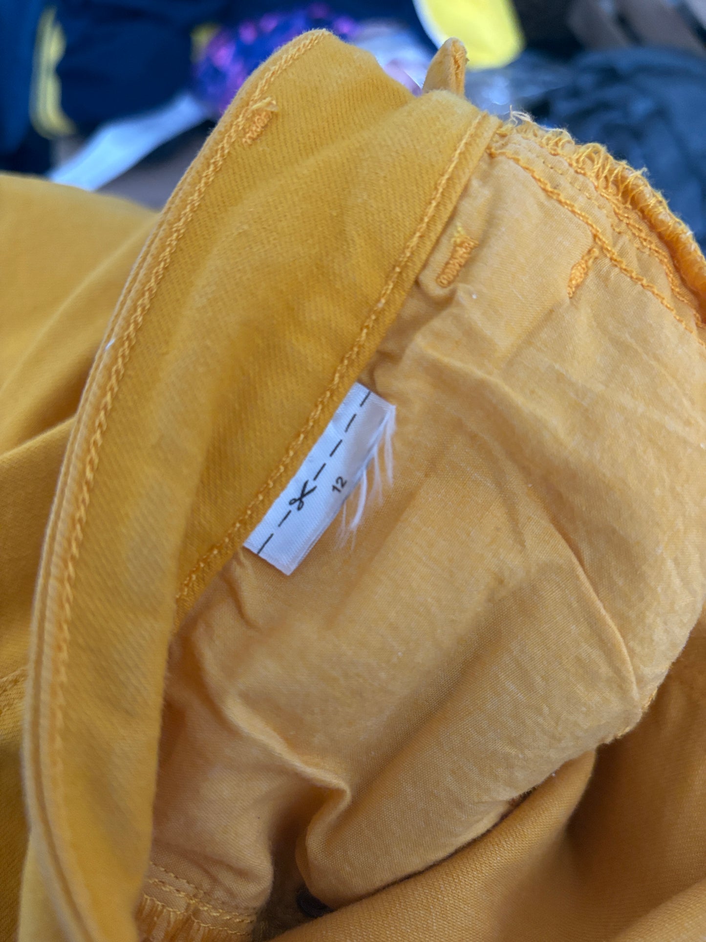 OLD NAVY MUSTARD JEANS - SZ. 12