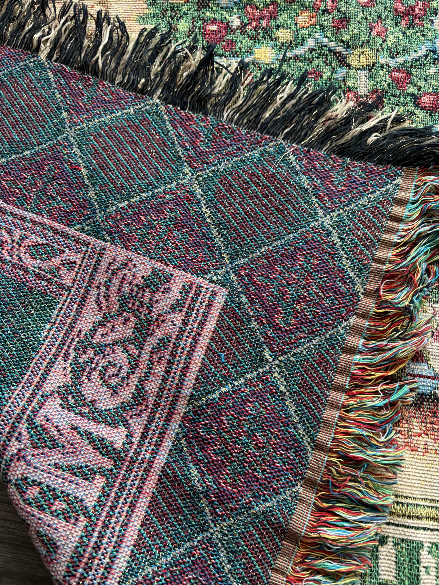 XMAS TAPESTRY BLANKET