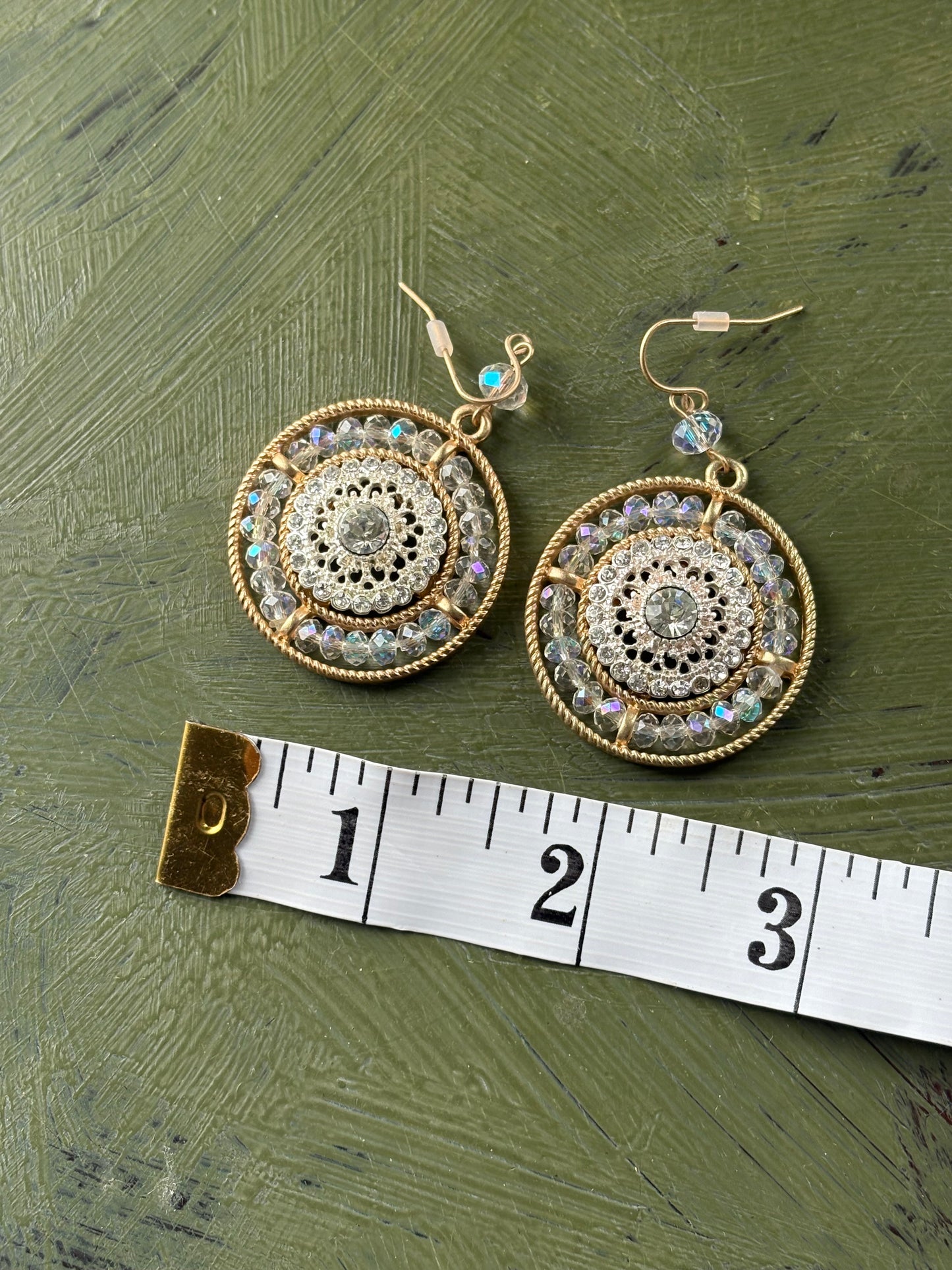 BEADED DROP EARRINGS