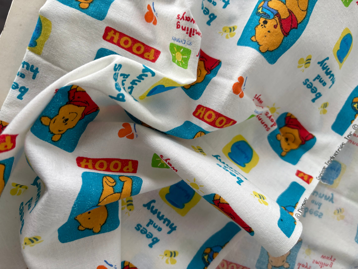 WINNIE THE POOH FABRIC 45" x 38"