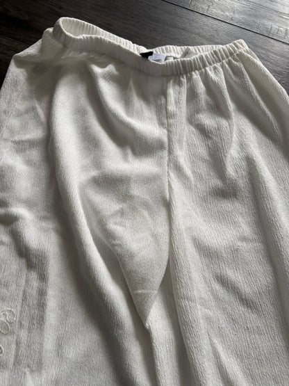 WHITE BEACH PANTS - XS