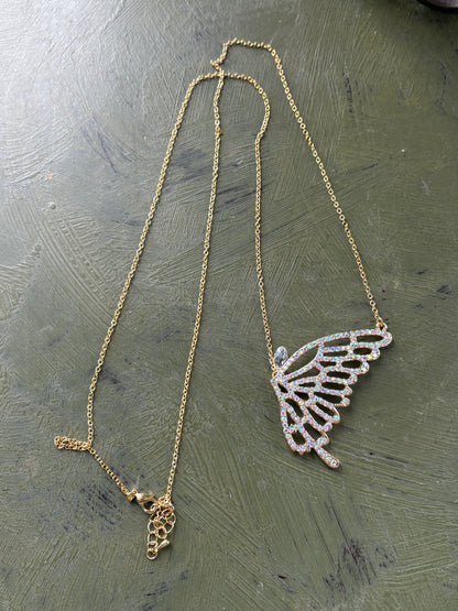 BUTTERFLY WING NECKLACE