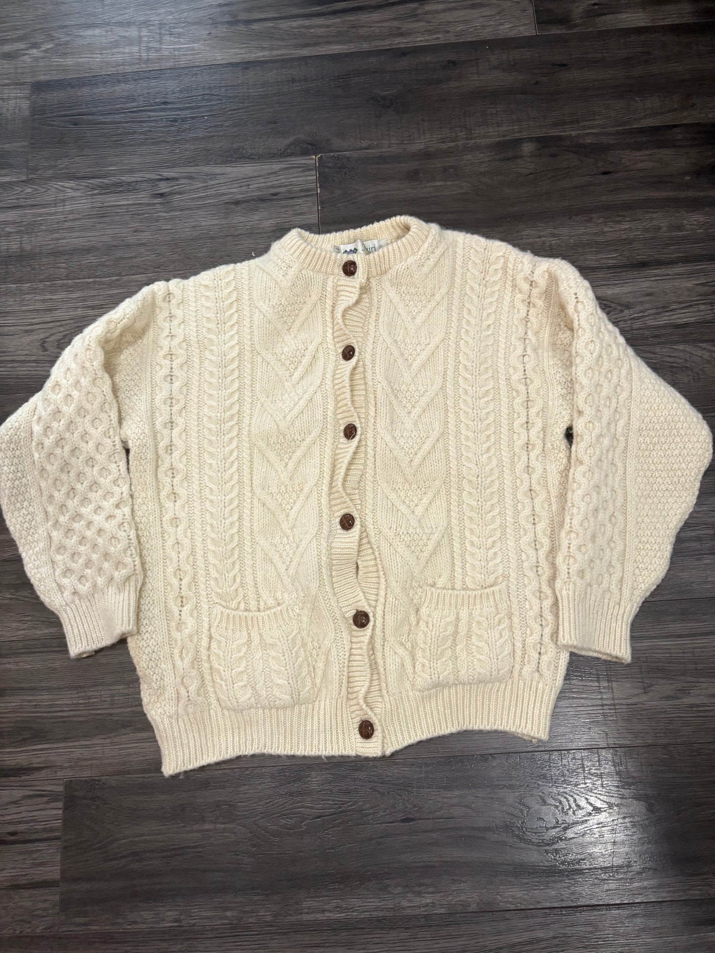 WOOL CARDIGAN - XL