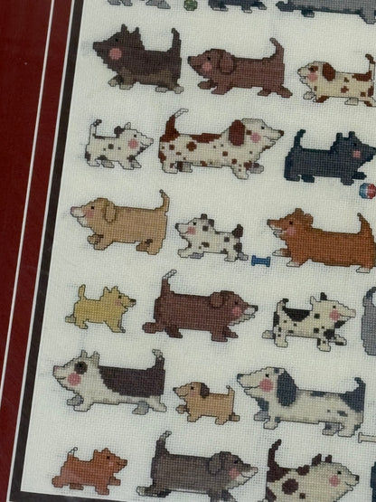 DOG NEEDLEPOINT FRAME