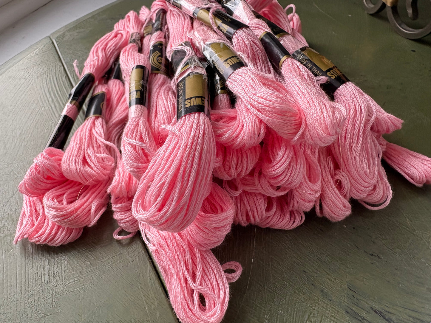 LIGHT PINK EMBROIDERY THREAD