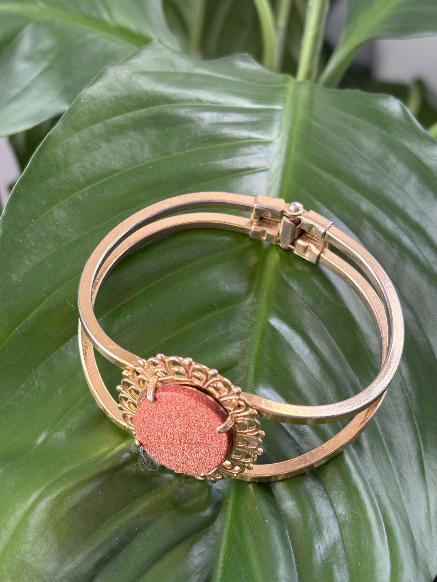 STONE CUFF BRACELET