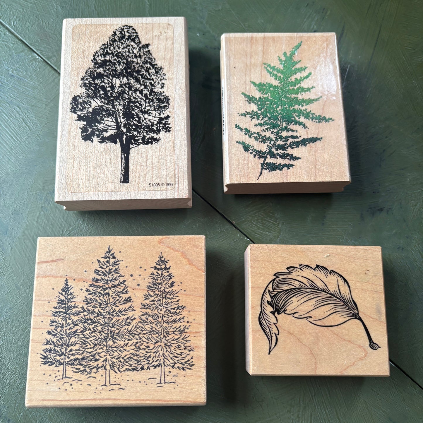 NATURE THEME RUBBER STAMPS