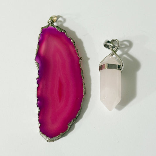 STONE NECKLACE PENDANTS