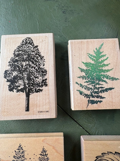NATURE THEME RUBBER STAMPS