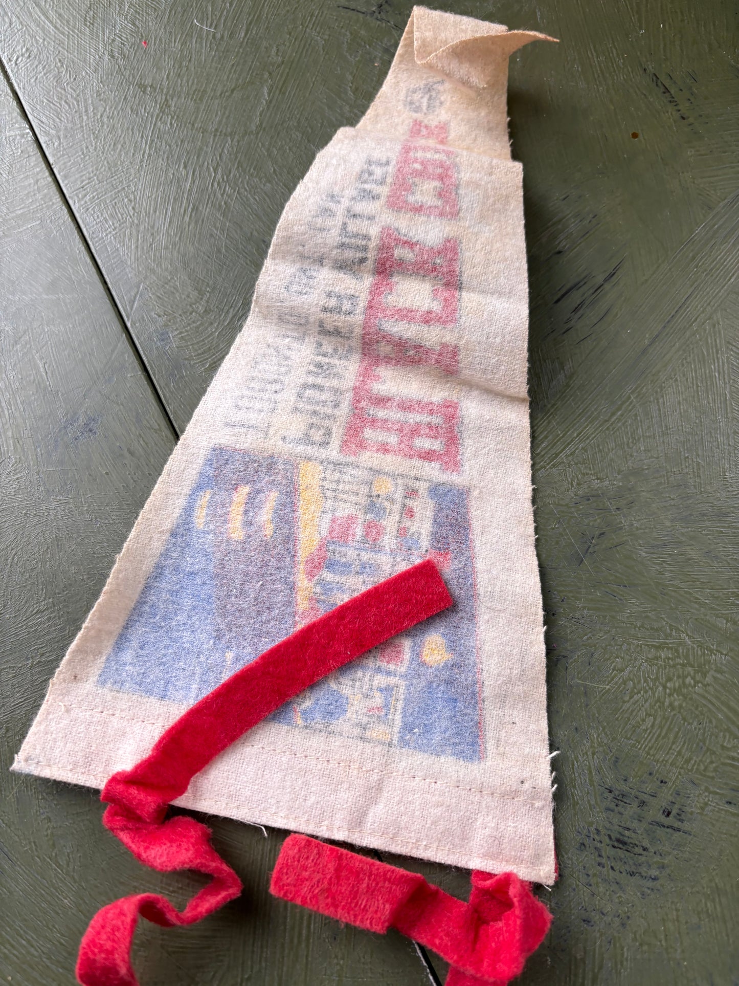 PIONEER VILLAGE PENNANT FLAG