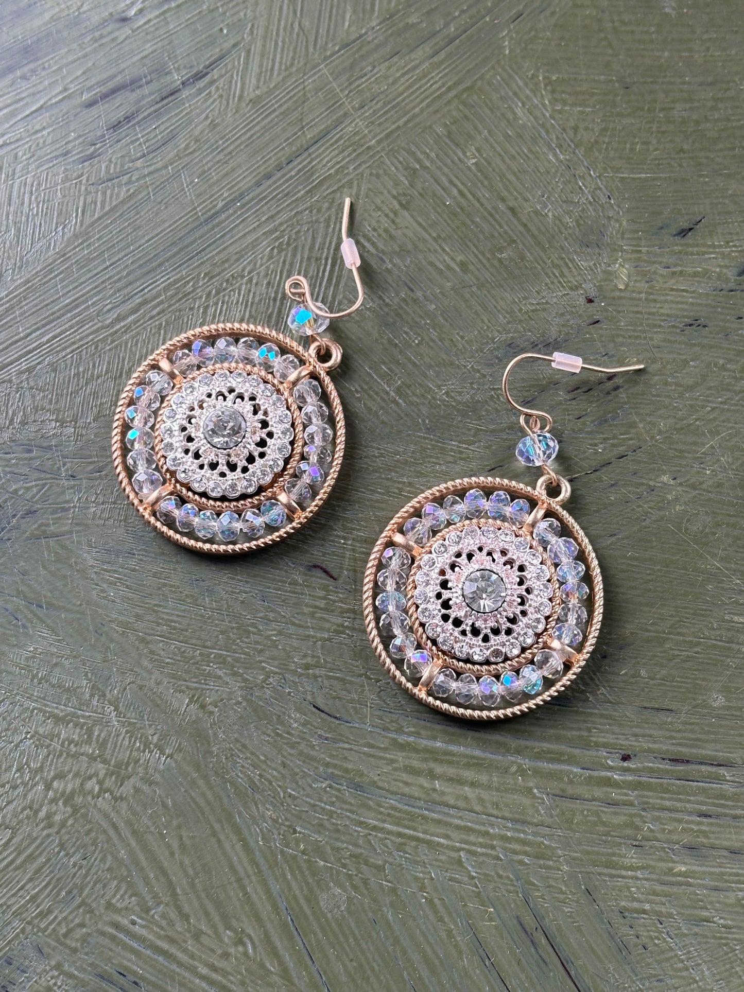 BEADED DROP EARRINGS