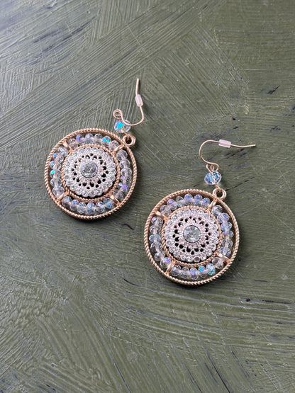BEADED DROP EARRINGS