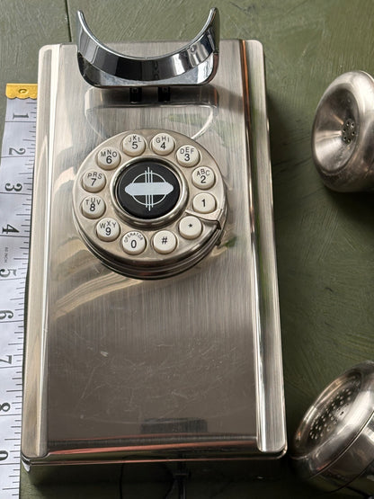 VINTAGE CROSSLEY CHROME PHONE