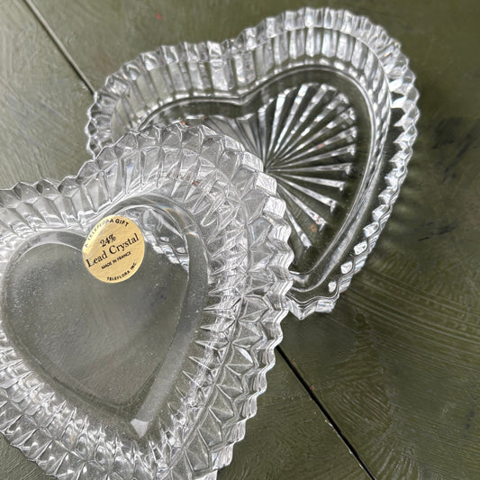 CRYSTAL HEART TRINKET BOX