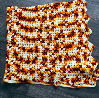 SUNBURST CROCHET BLANKET