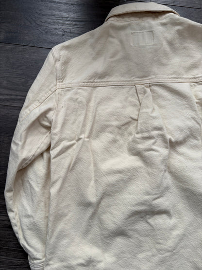 OFF WHITE DENIM JACKET - SMALL