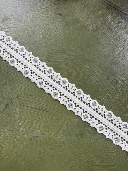 SYMMETRICAL LACE TRIM - by the meter