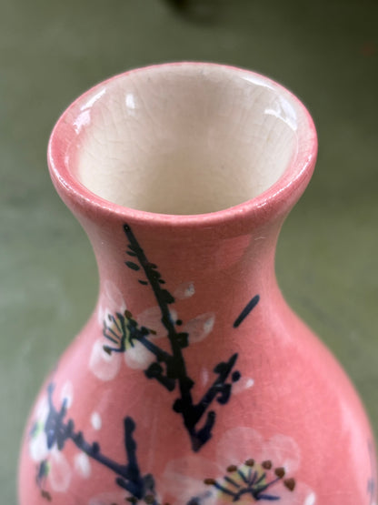 PINK FLORAL VASE