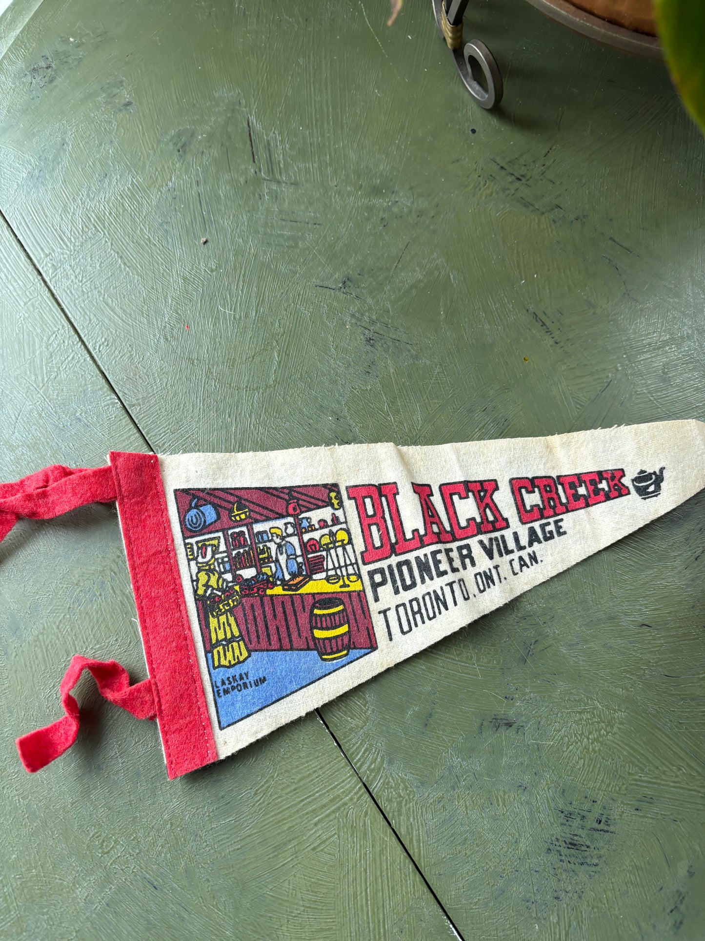PIONEER VILLAGE PENNANT FLAG