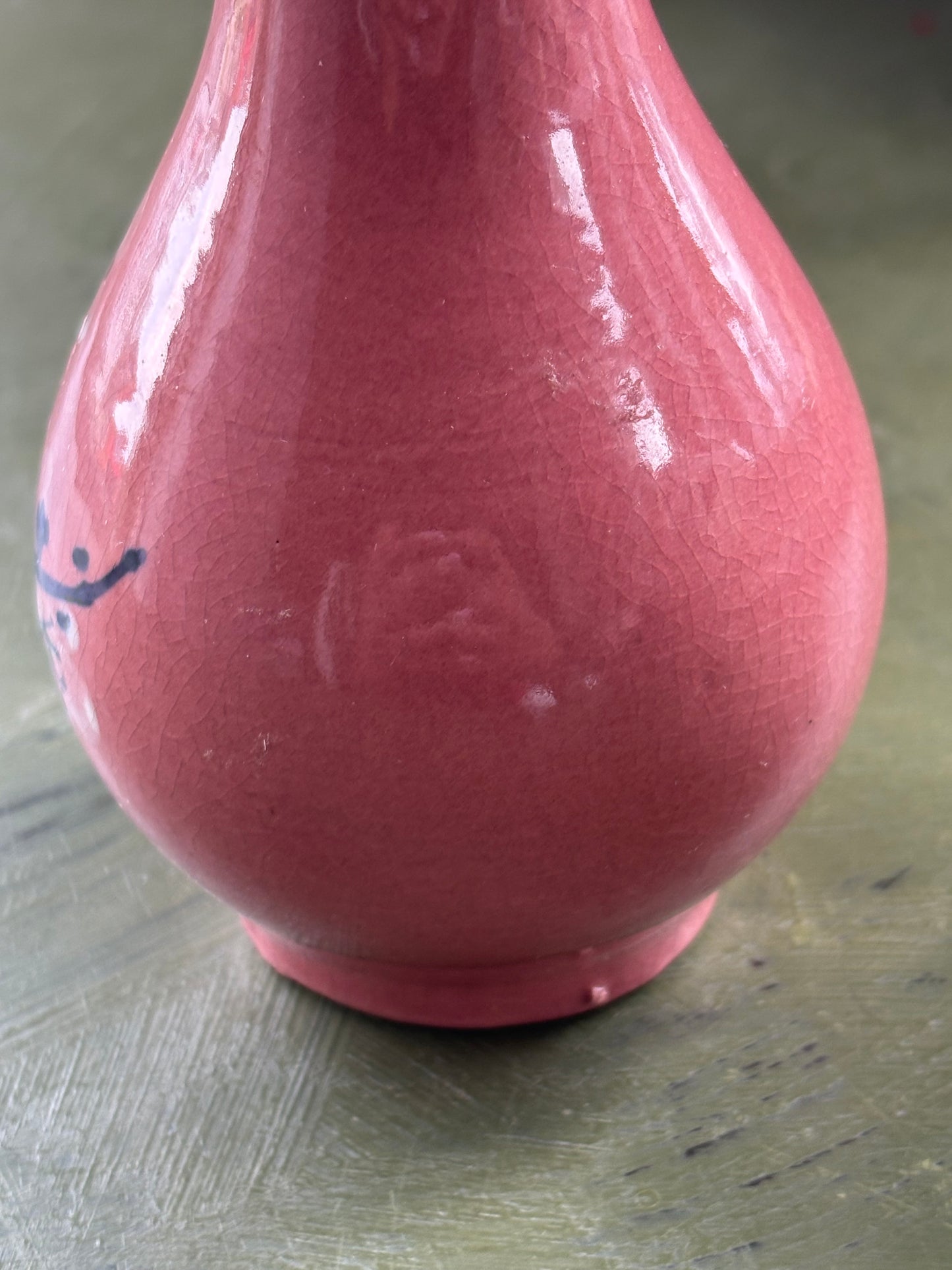 PINK FLORAL VASE