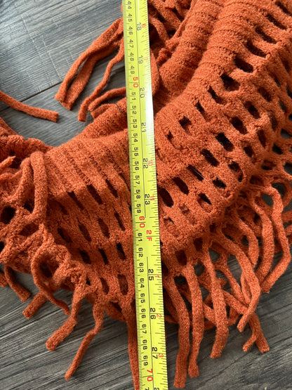 COPPER FRINGE SCARF