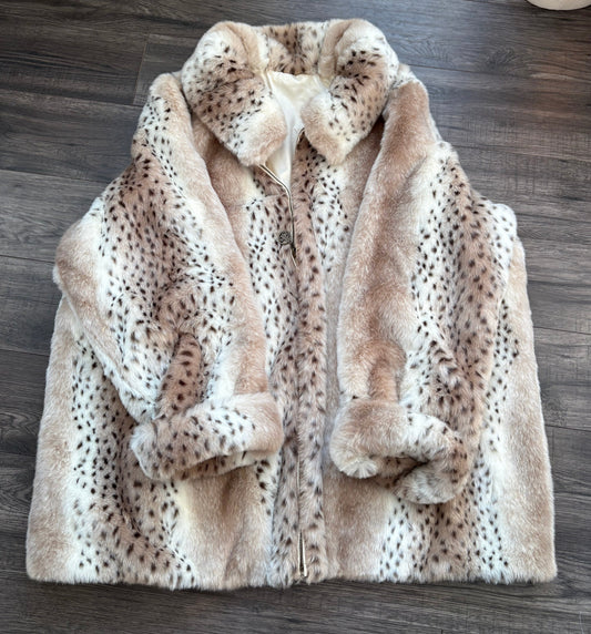 FAUX FUR JACKET - 2X