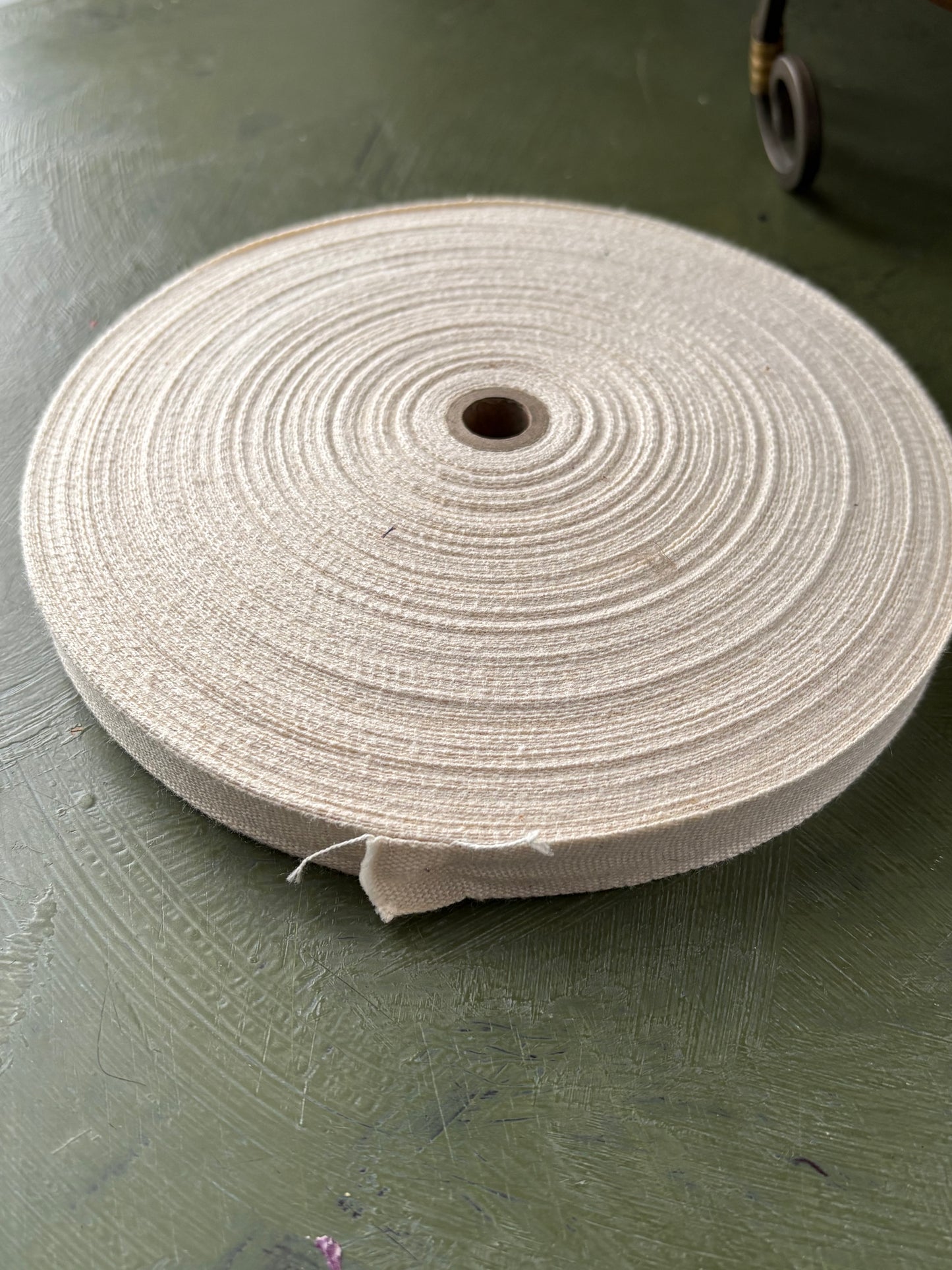 NATURAL COTTON TWILL TAPE ROLL