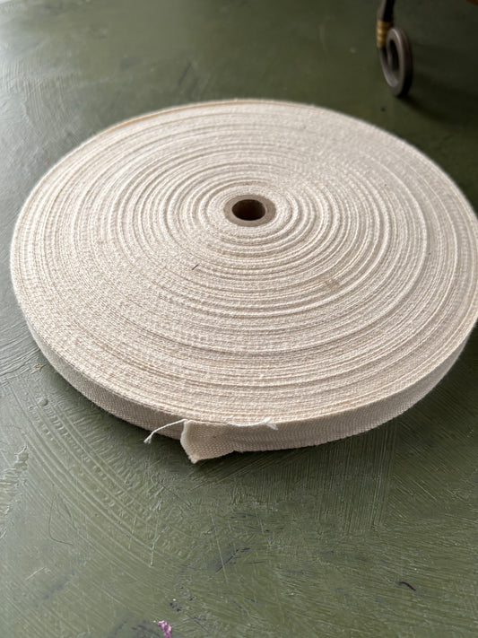 NATURAL COTTON TWILL TAPE ROLL