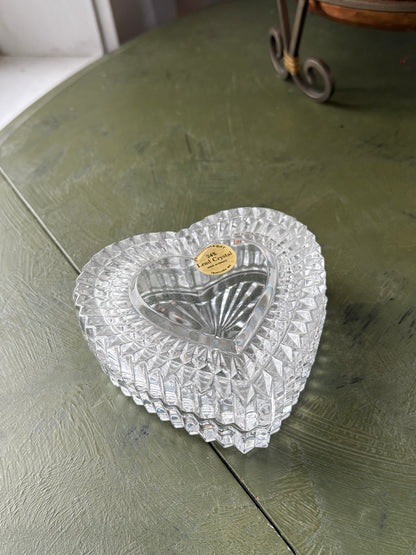 CRYSTAL HEART TRINKET BOX