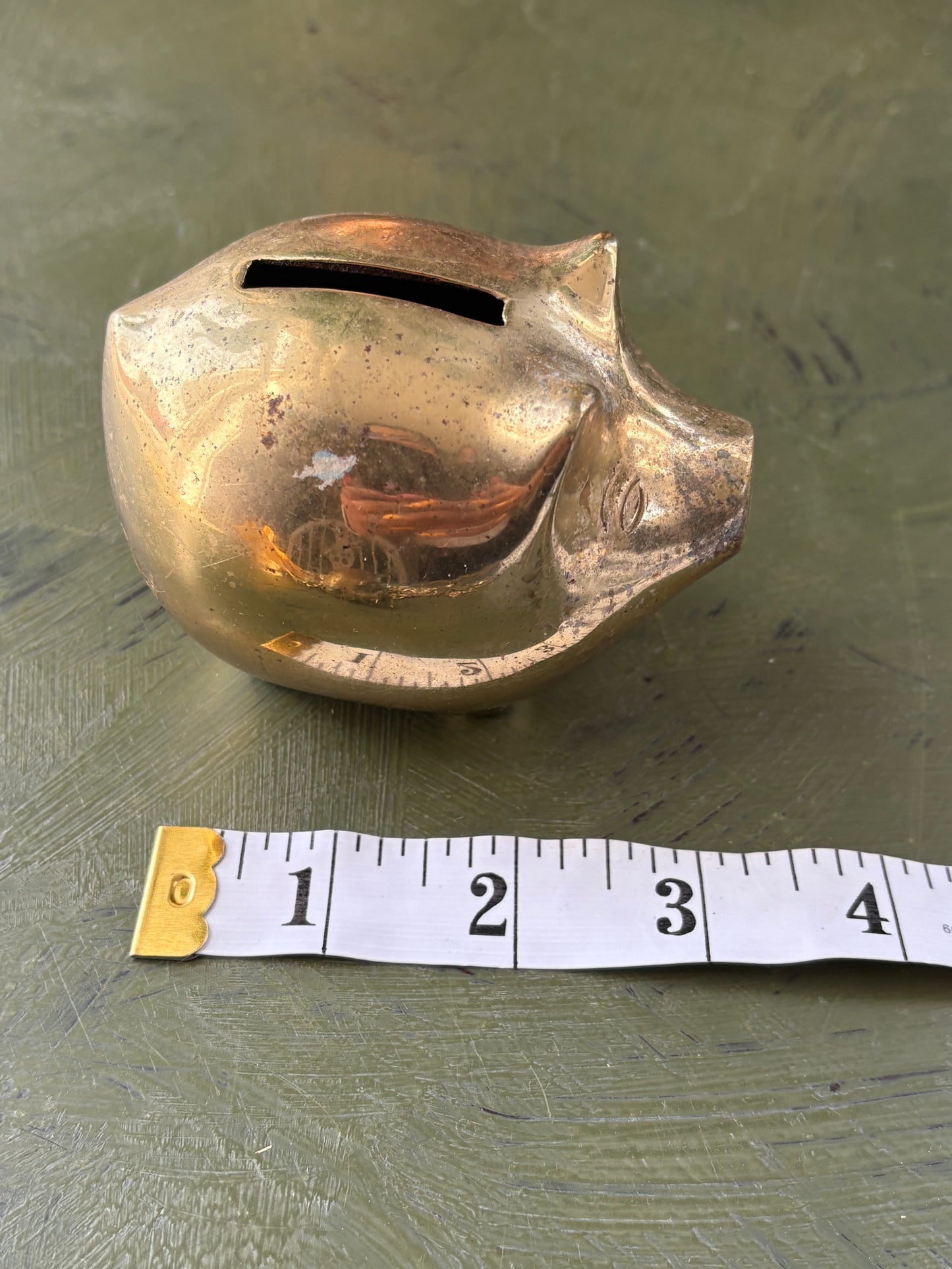 BRASS PIGGY BANK