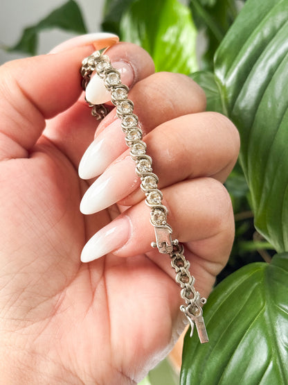 925 STERLING SILVER TENNIS BRACELET