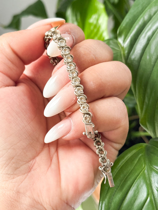 925 STERLING SILVER TENNIS BRACELET