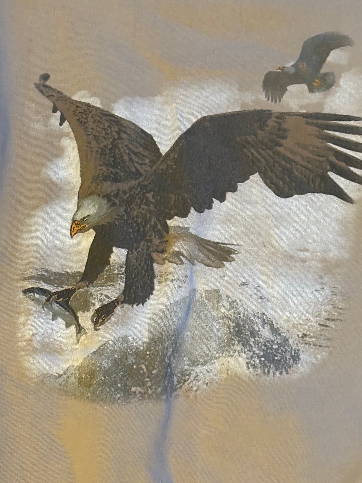 BEIGE EAGLE CREWNECK - MED