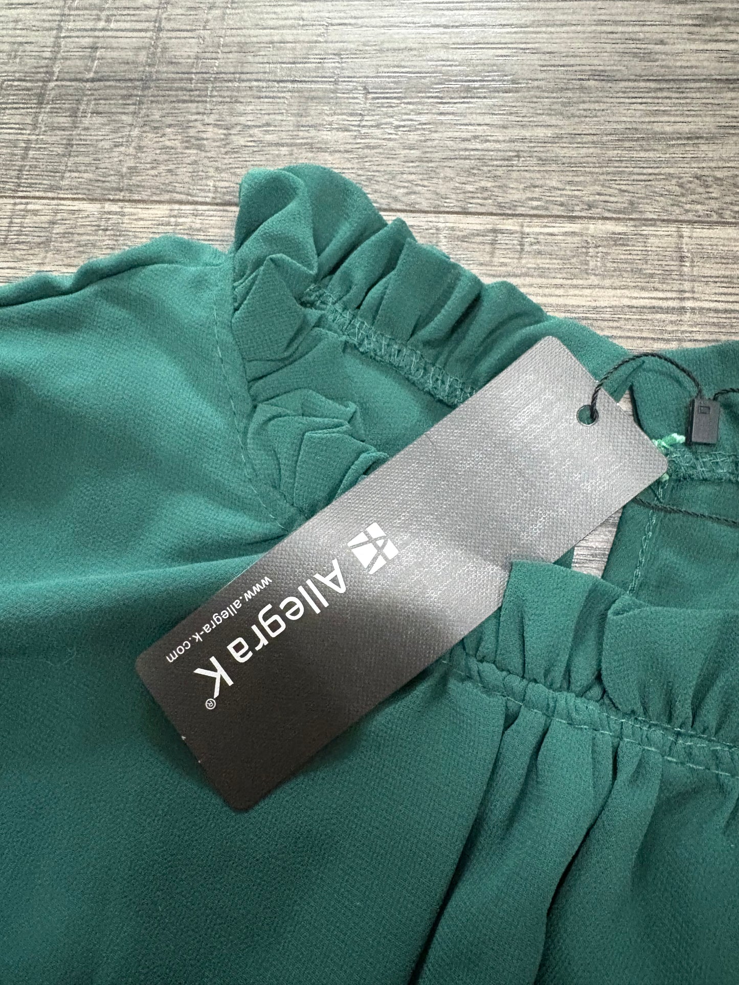 EMERALD GREEN BLOUSE - LARGE
