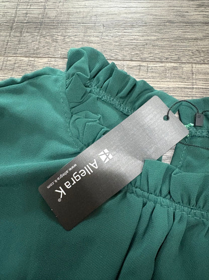 EMERALD GREEN BLOUSE - LARGE