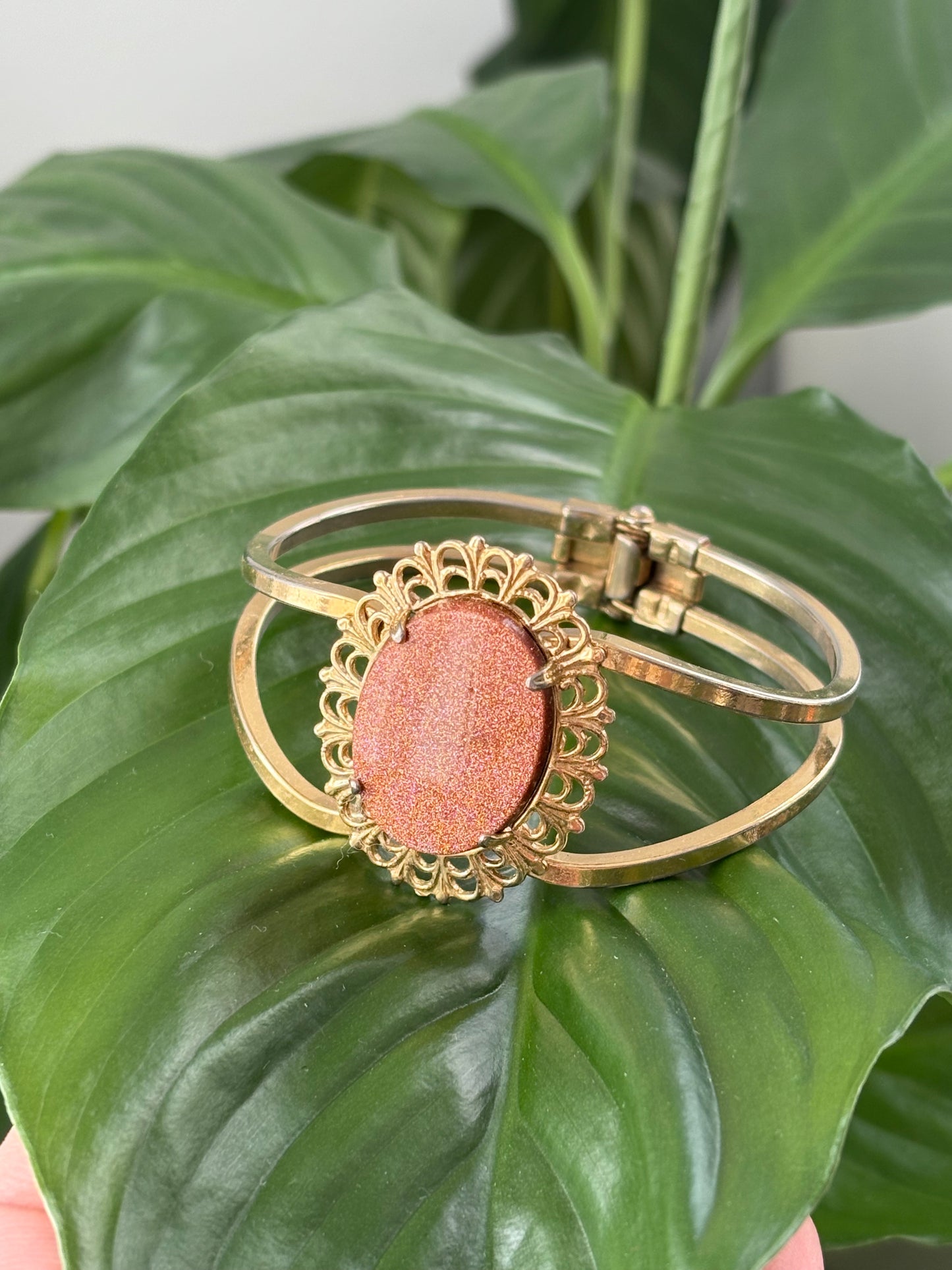 STONE CUFF BRACELET