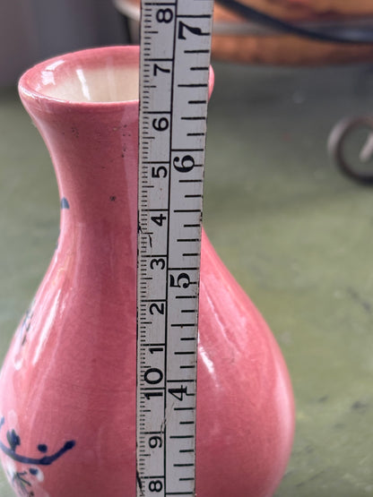 PINK FLORAL VASE