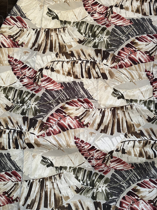 LEAF CANVAS FABRIC - 90" x 54"