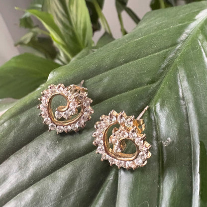 925 STERLING HEART EARRINGS