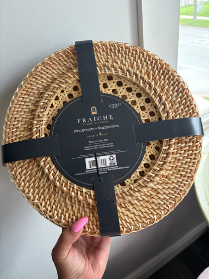 WICKER PLACEMATS