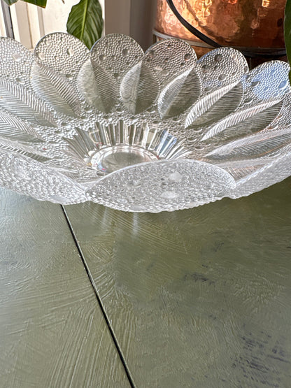 CRYSTAL FLOWER BOWL