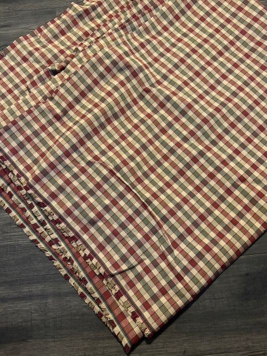 PLAID UPHOLSTERY FABRIC 90" x 56"