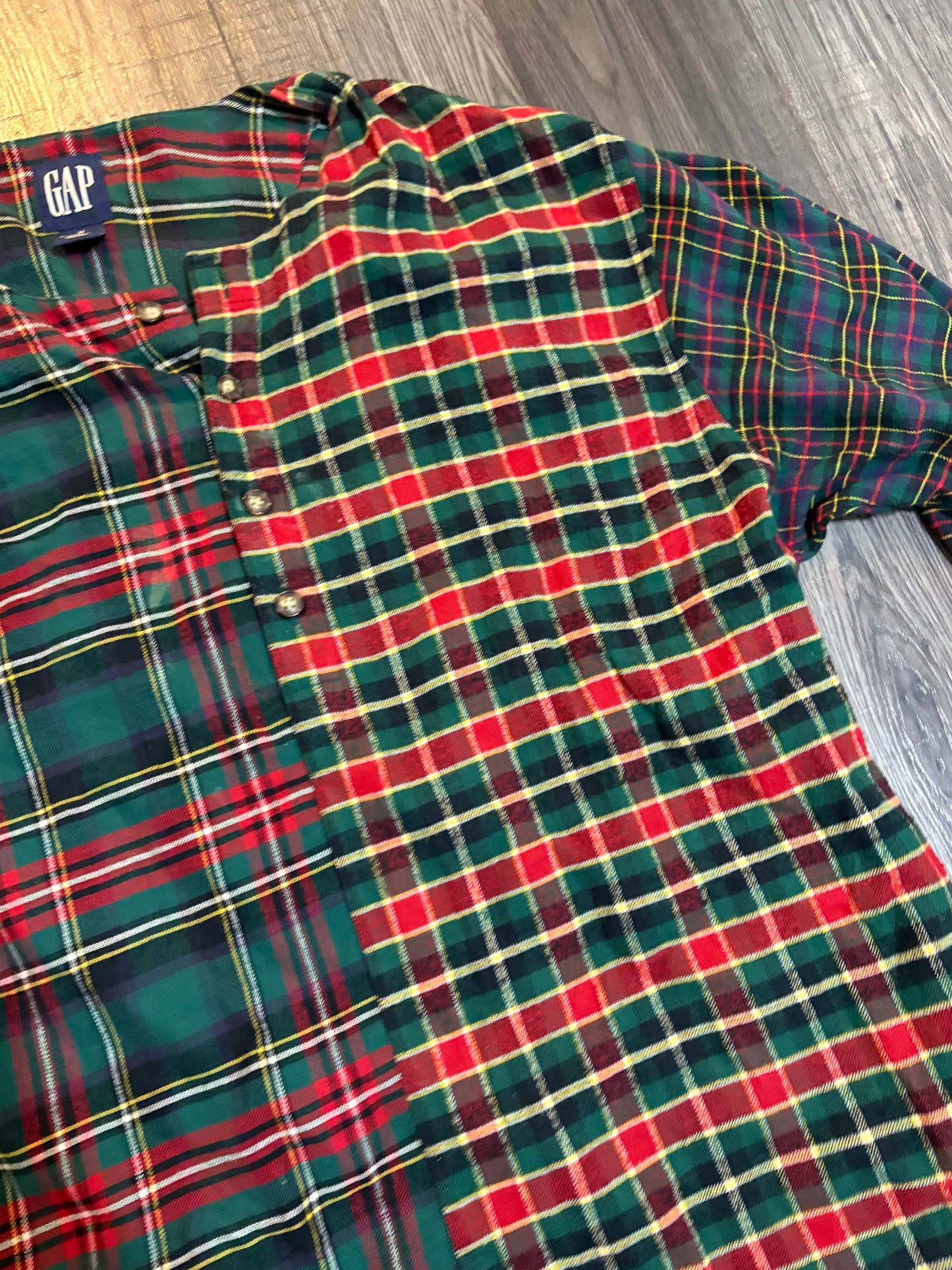 GAP PLAID PAJAMAS - XL
