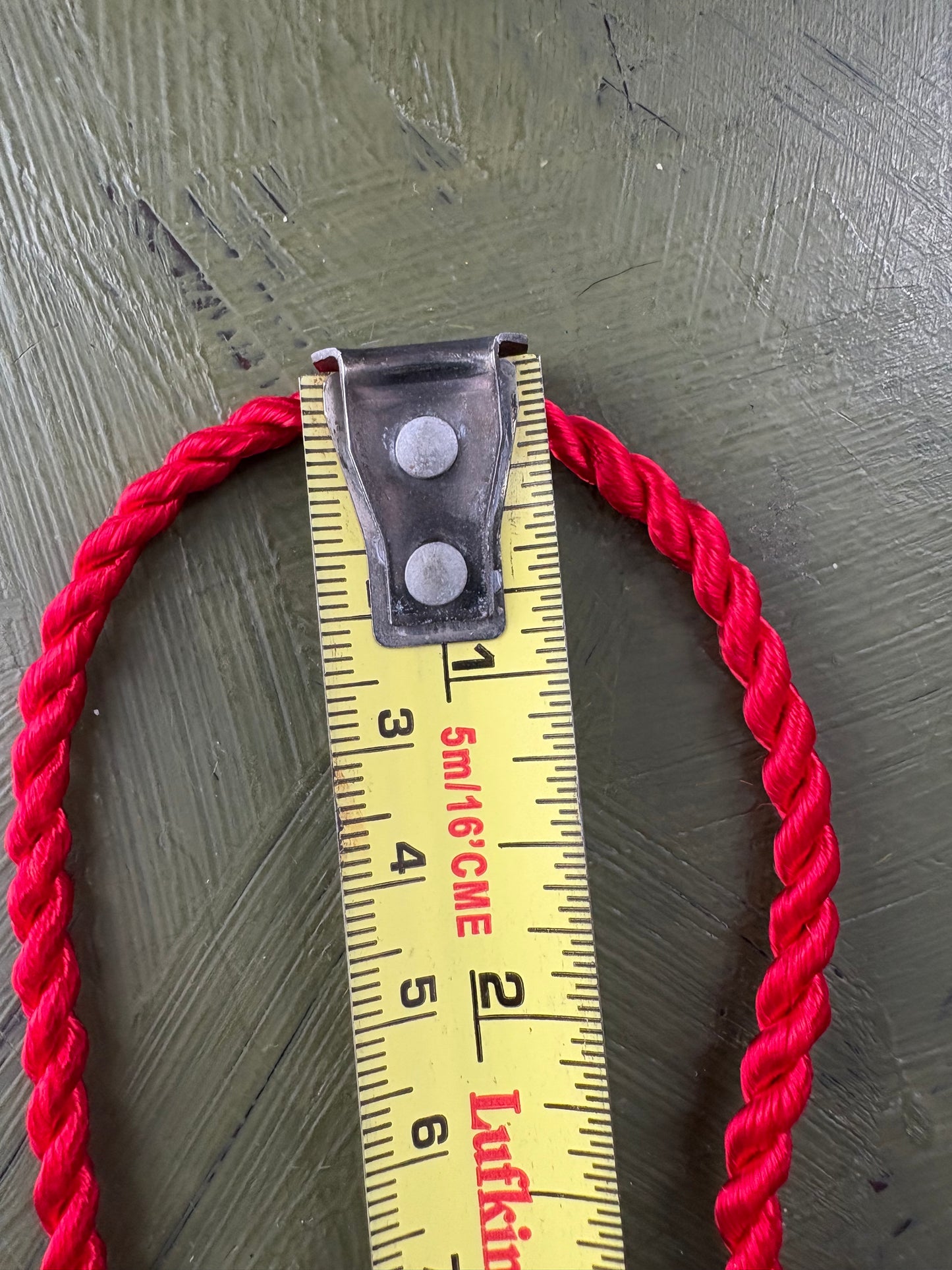 RED CRAFT CORD - by the meter